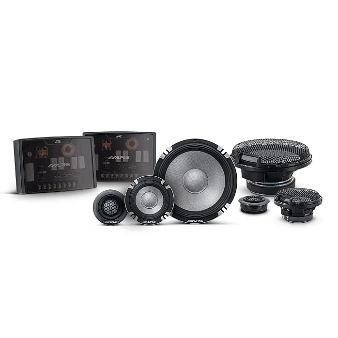Alpine R2-S653 (16.5cm) 3-Way Component R-Series Pro Speaker Peak Power 300 Watts