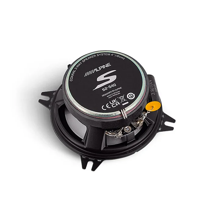 Alpine S2-S40 S-Series (4”) 10cm 2-Way Coaxial Car Speakers