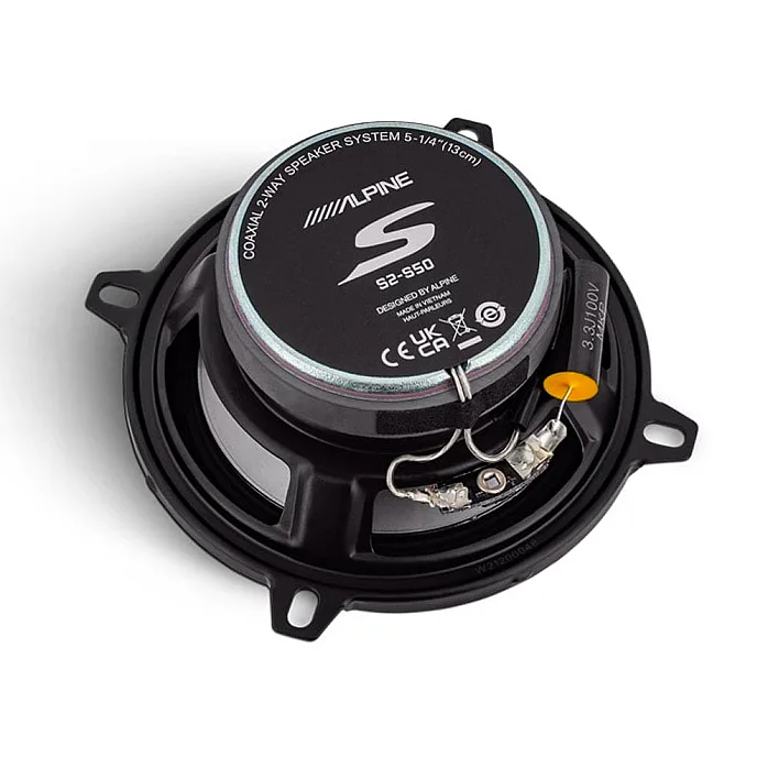 Alpine S2-S50 S-Series 5” 13cm 2-Way Coaxial Car Speaker