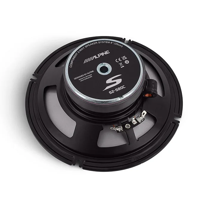 Alpine S2-S80C S-Series 20cm (8”) 2-Way Component Car Speakers