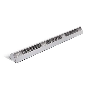 Alpine Adventure Audio SPC-L500S 20" In-Cabin Surface-Mount Ultra Slim Speaker (Long / Silver)