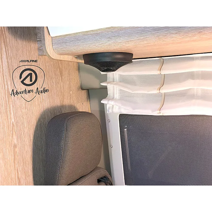 Alpine SPC-R100S 12cm Universal Radial Speakers for Motorhome / Camper rear cabins. 180W