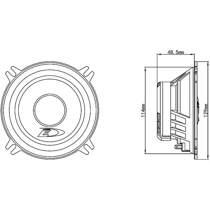Alpine SXE-1350S 5-1/4"(13cm) Component 2-Way Speaker