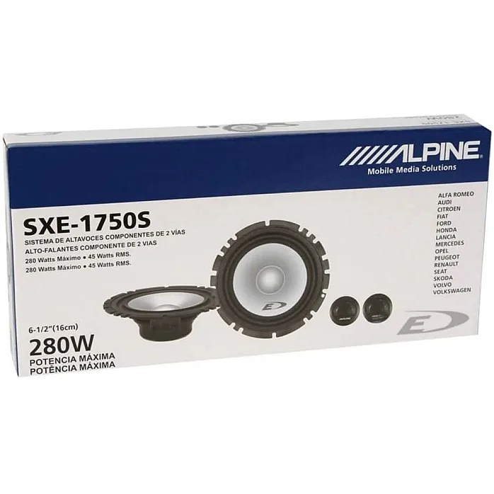 Alpine SXE-1750S 6-1/2"(16.5cm) Component 2-Way Speaker