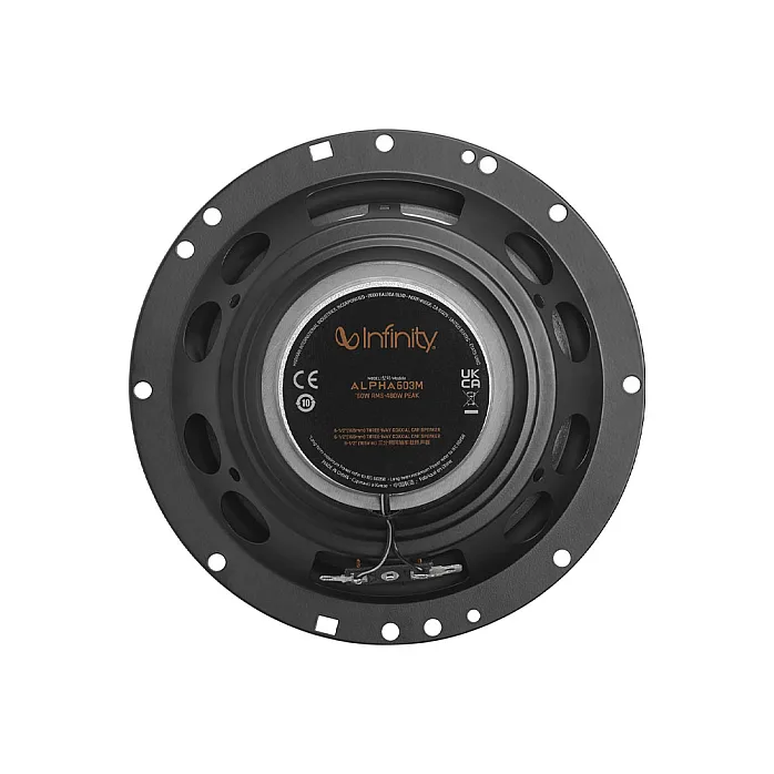 Infinity Alpha 603M 6.5" (16.5cm) 3-Way Coaxial Car Speakers - 480 Watts