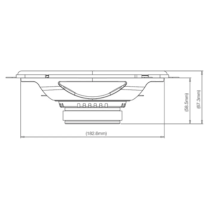 JBL Club 8620 6" x 8" 2 Way Custom Fit Coaxial Car Speakers 55W RMS