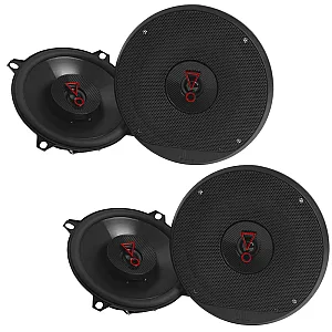 Renault Clio 2 1998 - 2005 13cm 5-1/4" Front Door, Rear Panel Speaker Upgrade Kit 