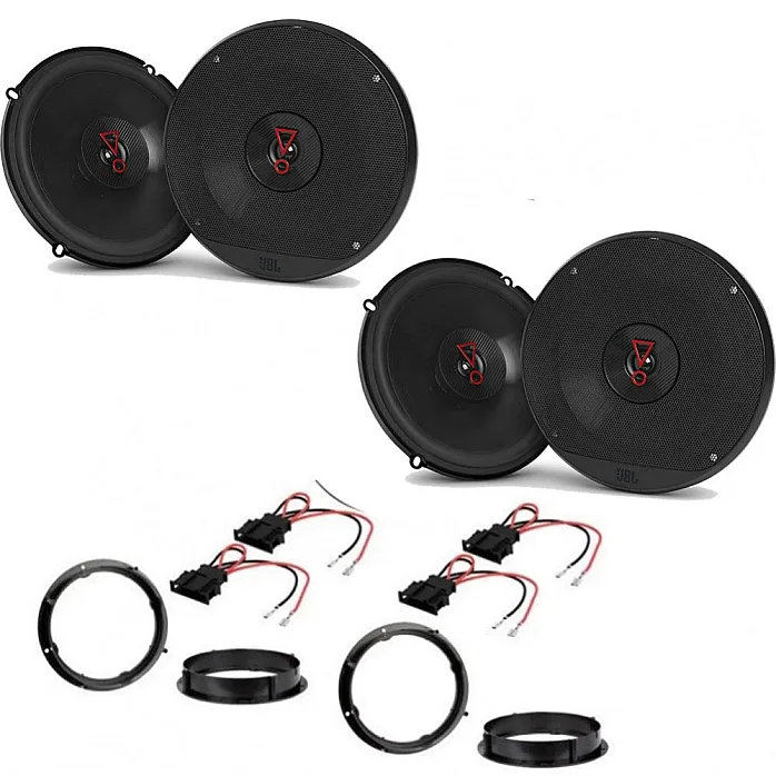 VW Golf MK6/MK7 2009-2017 JBL 6.5" Front and Rear Door Speaker Upgrade Kit