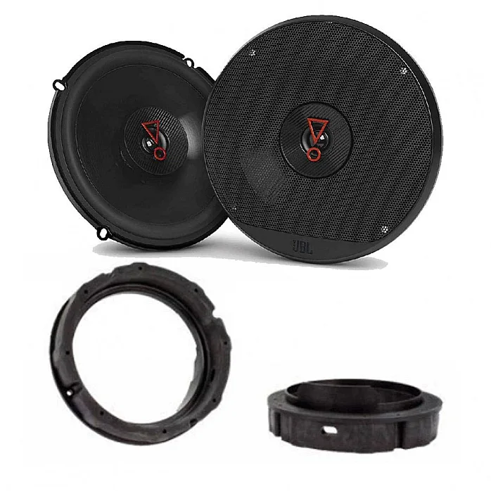 Skoda Octavia 2004-2013 JBL 6.5" Front Door Coaxial Speaker Upgrade Kit