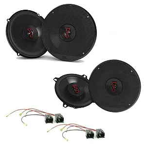 Peugeot 206 1998-2012 JBL Front Door / Rear Side Speaker Upgrade Kit