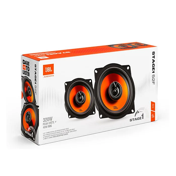 JBL Stage1 52F 5.25" 2-Way Coaxial Car Speakers – 320 Watt