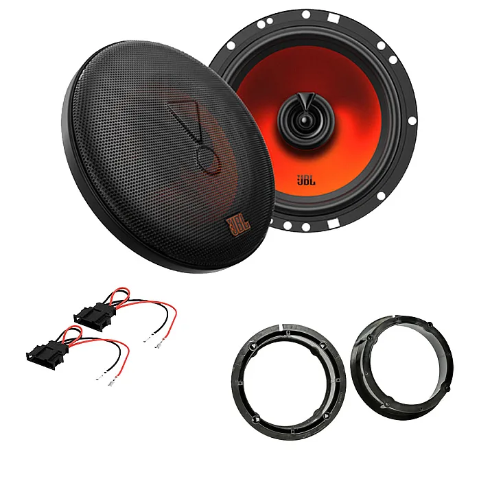 Volkswagen JBL 6.5" 2 Way Coaxial Car Front or Rear Door Speakers Upgrade Pack