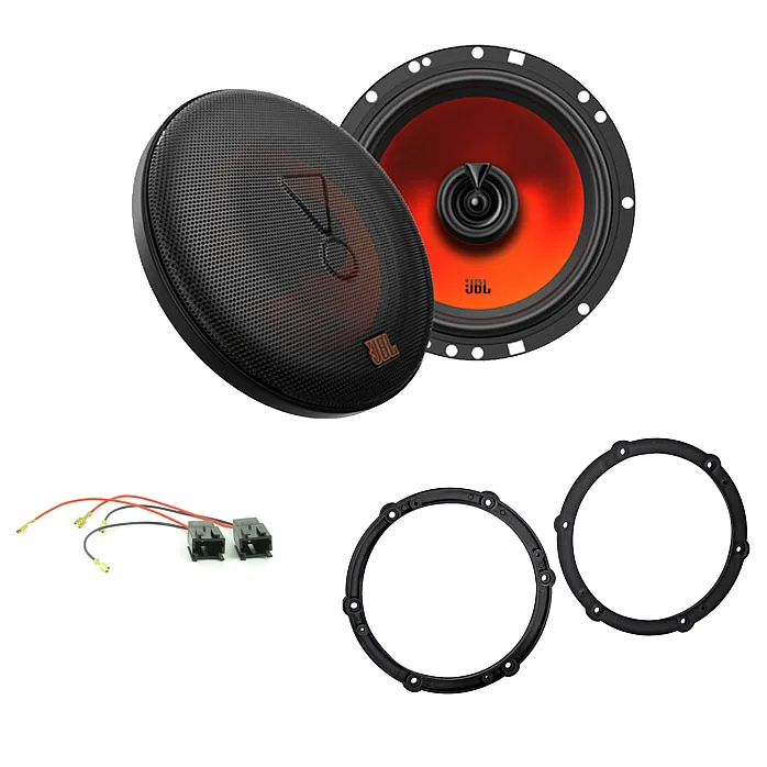 Citroen JBL 6.5" 2-Way Coaxial Car Front Door Speakers Upgrade Pack