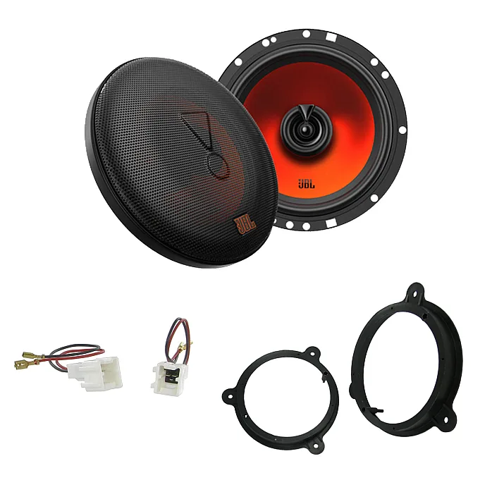 Dacia Dokker 2012-2021 JBL 6.5" 2 Way Coaxial Car Front or Rear Door Speaker Upgrade Pack