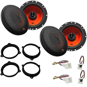 Nissan Qashqai J10 2007 - 2012 JBL 6.5" 2-Way Coaxial Car Front and Rear Door Speaker Upgrade Pack