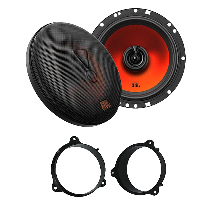 Renault Kangoo 2012 - 2019 JBL 6.5" 2 Way Coaxial Car Front Door Speaker Upgrade Pack