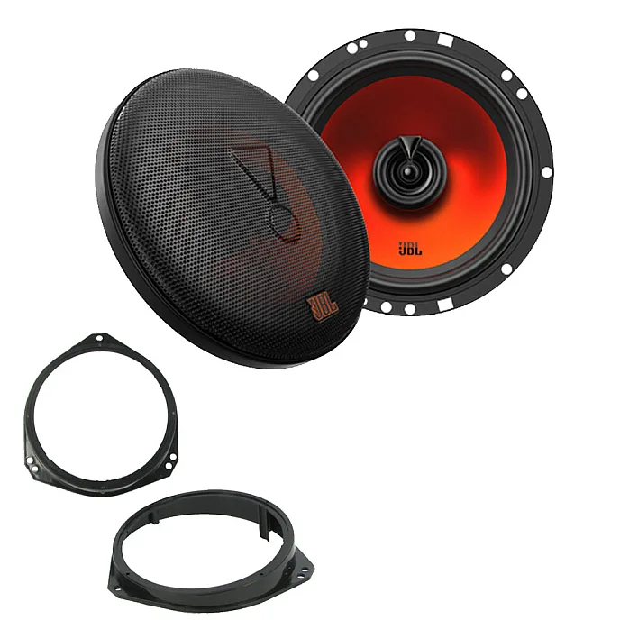 Vauxhall Corsa C 1993 - 2006 JBL 6.5" 2 Way Coaxial Car Front Door Speaker Upgrade Pack