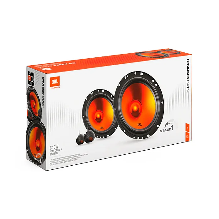 JBL Stage1 62CF - 6.5" 2-Way Component Car Speakers 640W