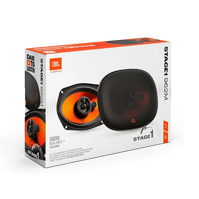 JBL Stage1 962M - 6"x9" 3-Way Coaxial Car Speakers 560W - With Grill