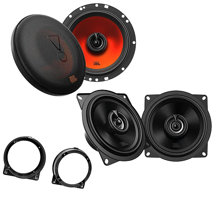 Honda Civic (2001–2005) JBL 2 Way Coaxial Car Front Door Rear Side Speakers Upgrade Pack