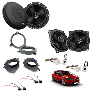 Renault Clio 2013-2019 JBL 5.25", 6.5" 2 Way Coaxial Front and Rear Door Speaker Upgrade Pack