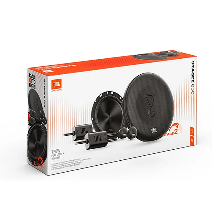 JBL Stage2 65C (6.5") 2-Way Component Car Speakers – 720 Watt