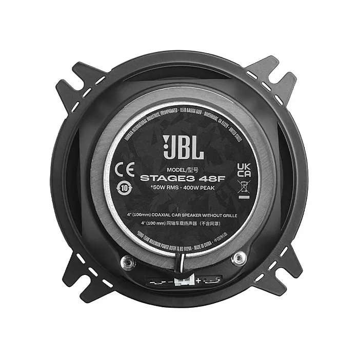 JBL Stage3 48 GEN2 4" (100mm) 2 Way Car Coaxial Speakers 400W 