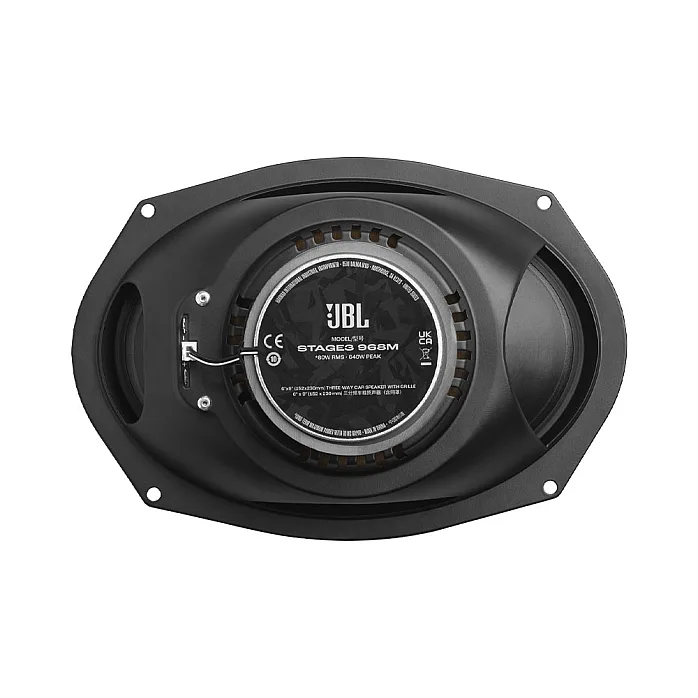 JBL Stage3 968M 6" x 9" 3 Way Coaxial Car Speakers with Grill 80W RMS
