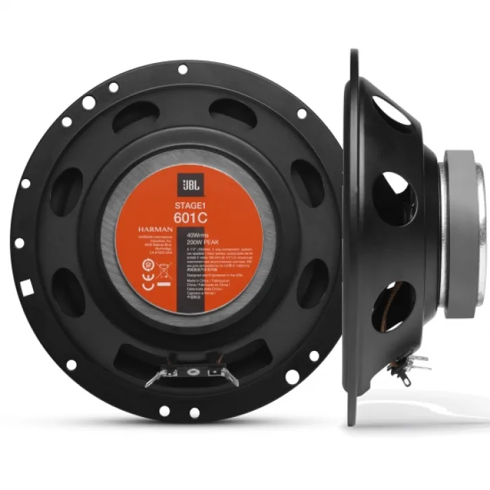 JBL Stage1 601C 6" 16cm 2 Way 200 Watts Component Car Shelf Door Speakers