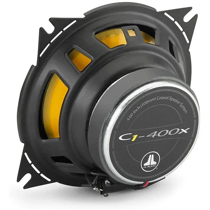JL Audio C1-400x 4" 10cm 2-Way Car Coaxial Speakers With Sound Deadening Sheet