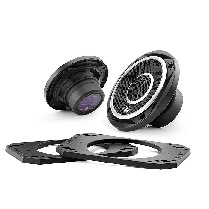 JL Audio C2-400x 4" 10cm 2-Way Car Coaxial Speakers System With Sound Deadening Sheet