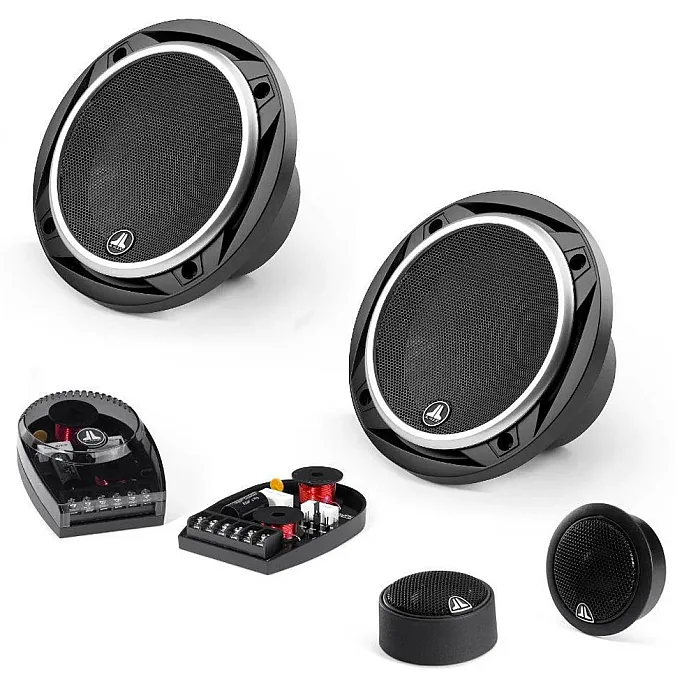 JL Audio C2-525 5.25" (130mm) 2-Way Car Door Component Speaker System 60W RMS Pair With Sound Deadening Sheet