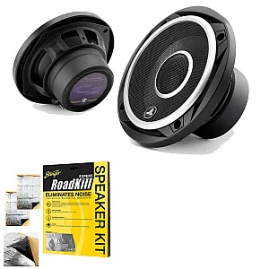 JL Audio C2-525X 5.25" (130mm) 2-Way Car Coaxial Speakers System With Sound Deadening Sheet