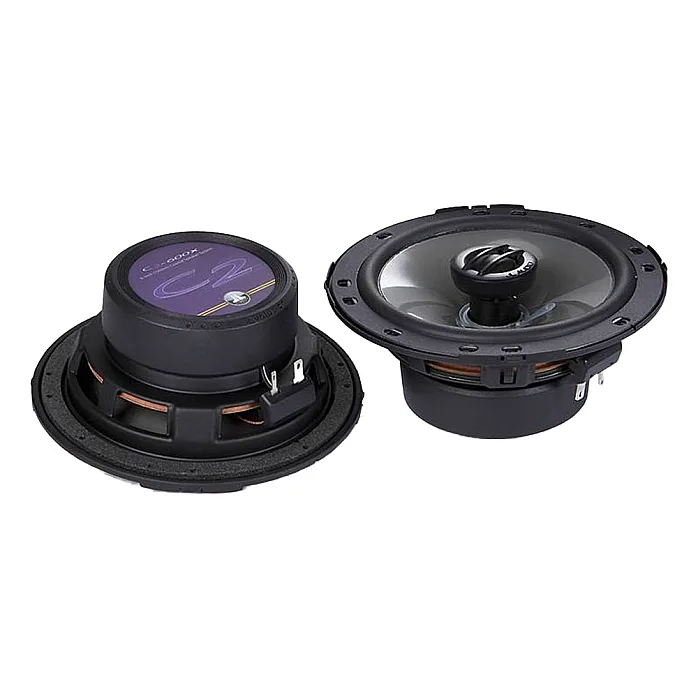 JL Audio C2-600x C2 Series 6" (15cm) 2-Way Car Door Coaxial Speaker System 60W RMS Pair With Sound Deadening Sheet