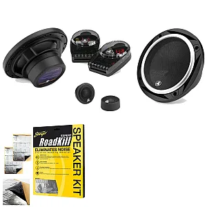 JL Audio C2-650C 6.5" (165 mm) 2-Way Car Component Speaker System With Sound Deadening Sheet