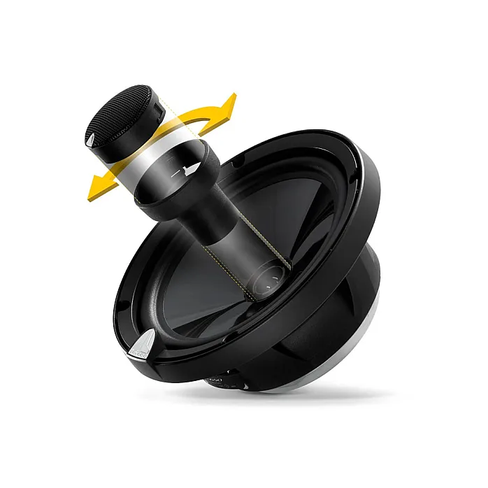 JL Audio C3-650 Evolution C3 Series 6.5" (16.5cm) 2 Way Convertible Component/Coaxial Speaker System With Sound Deadening Sheet
