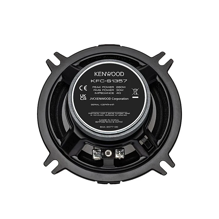 Kenwood KFC-S1357 5.25" (13cm) Flush Mount Dual Cone Car Speaker System