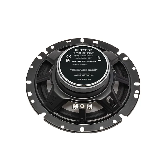 Kenwood KFC-S1757 6.5" (17cm) Flush Mount Dual Cone Car Speaker System