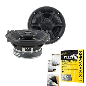 Phoenix Gold RX4CX 4" (100mm) 2 Way Coaxial Car Speakers With Sound Proofing Deadening Sheet