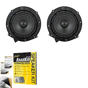 Phoenix Gold ZDSKAS1 6.5″ (165mm) 2-Way Car Front Door Midbass Speaker For Seat Leon With Sound Proofing Deadening Sheet