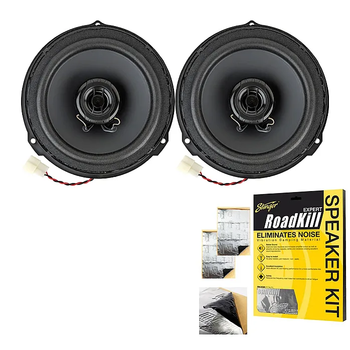 Phoenix Gold ZDSKD2 6.5″ (165mm) 2-Way Coaxial Car Speaker For Dacia With Sound Proofing Deadening Sheet