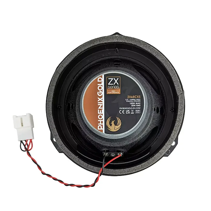 Phoenix Gold ZDSKF2 6.5″ Front or Rear Doors 2-Way Car Coaxial Speaker For Ford