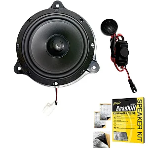 Phoenix Gold ZDSKN1 6.5″ (165mm) 2-Way Car Speaker Upgrade Kit For Smart With Sound Proofing Deadening Sheet