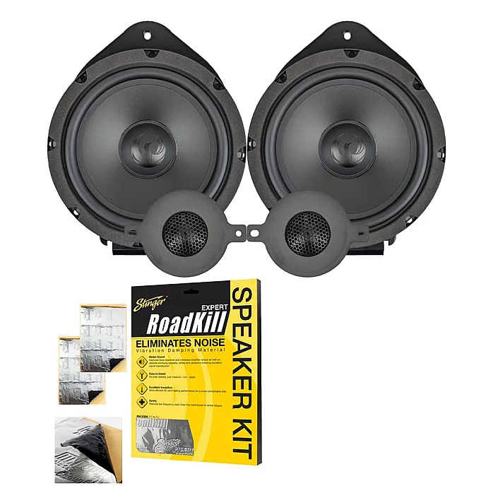 Phoenix Gold ZDSKO1 6.5″ (165mm) 2-Way Component Car Speaker For Buick With Sound Proofing Deadening Sheet