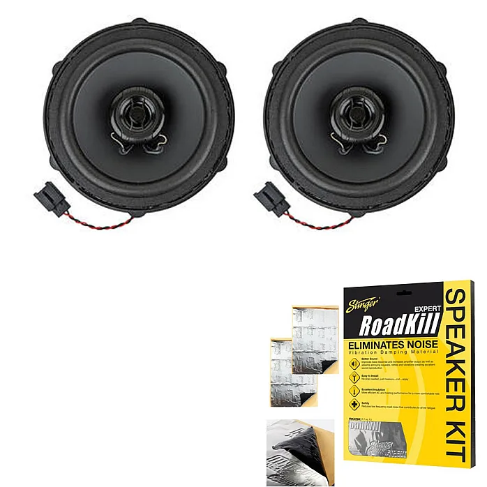Phoenix Gold ZDSKPSA3 6.5″ (165mm) 2-Way Coaxial Speaker System For Toyota With Sound Proofing Deadening Sheet