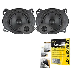 Phoenix Gold ZDSKSU1 6.5″ (165mm) 2-Way Component Car Speaker For Subaru With Sound Proofing Deadening Sheet
