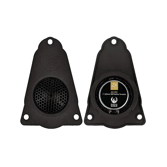 Phoenix Gold ZDSKVW1 6.5″ (165mm) 2-Way Component Front Doors Car Speaker Kit For Volkswagen With Sound Proofing Deadening Sheet