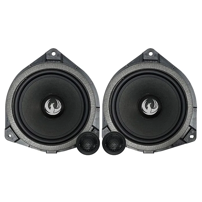 Phoenix Gold ZDST6CS 6.5” 2 Way 180W Speakers Upgrade Kit For Toyota With Sound Proofing Deadening Sheet