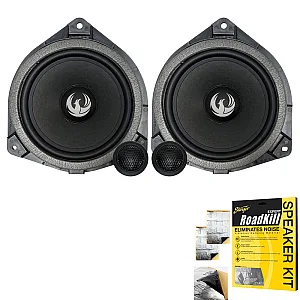 Phoenix Gold ZDST6CS 6.5” 2 Way 180W Speakers Upgrade Kit For Toyota With Sound Proofing Deadening Sheet