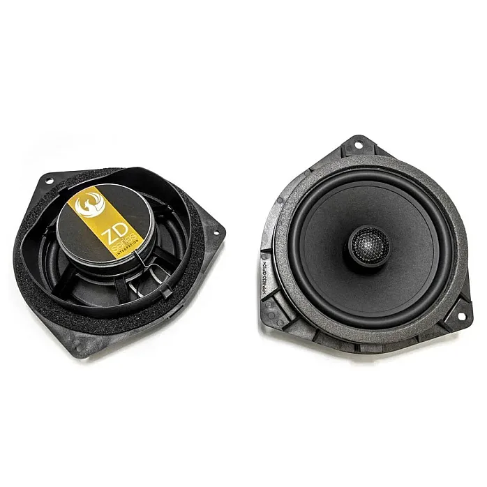 Phoenix Gold ZDST6CX 6.5” (165mm) 2-Way Coaxial Speaker Upgrade Kit For Toyota With Sound Proofing Deadening Sheet